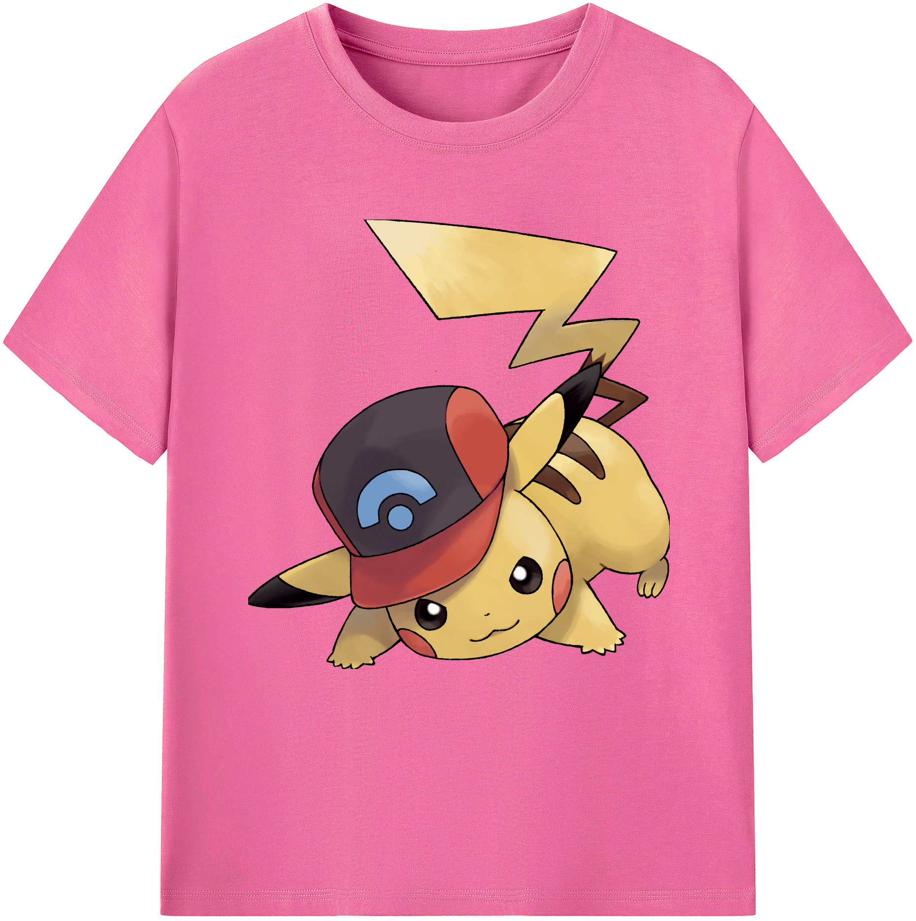 （画像用） ポケットモンスター Pokémon レディースカジュアルプリントTシャツ（綿100％）